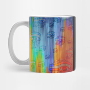 Abstract eye of horus Mug